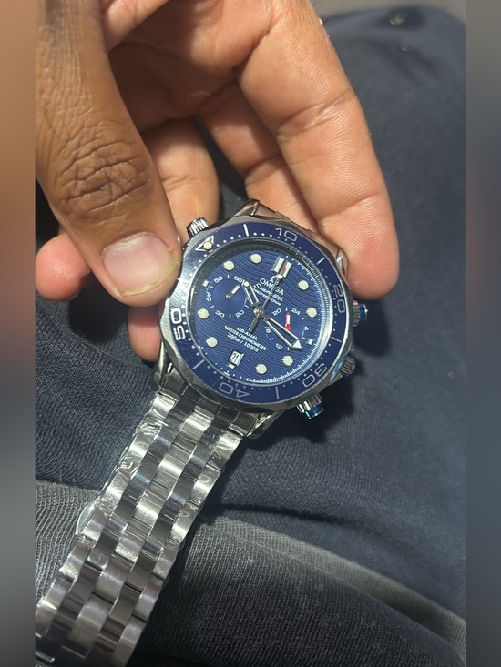 Omega Other - Omega Blue Dial Stainless Steel Dive Watch